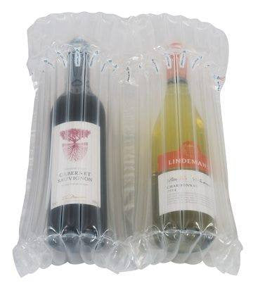 Twin (2) Wine & Beer Bottle Airsac Kit - Postal Pack