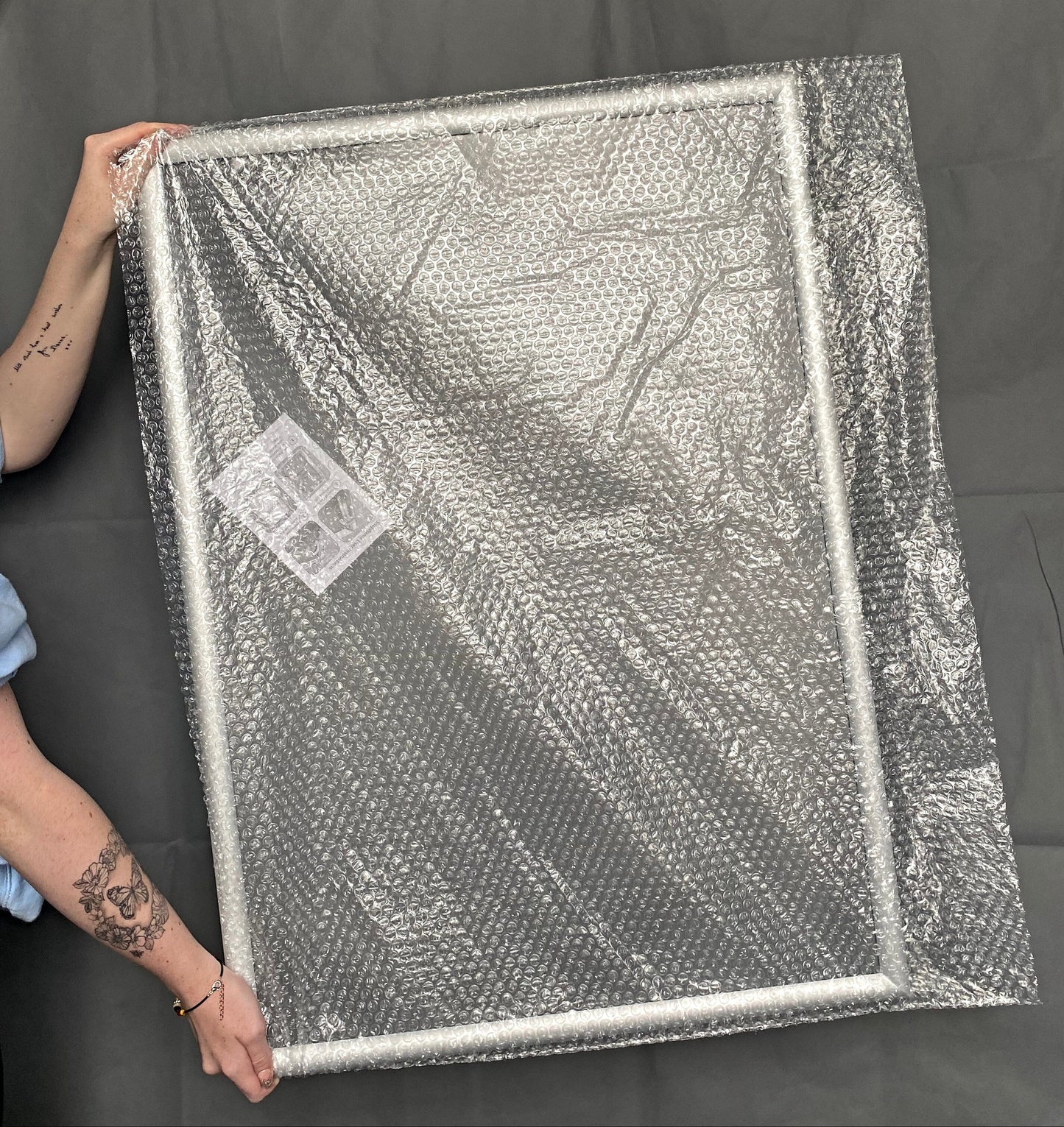 Standard Picture Frame Bubble Wrap - Reusable Storage Bag - Size A3