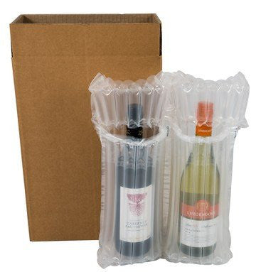 Twin (2) Wine & Beer Bottle Airsac Kit - Postal Pack